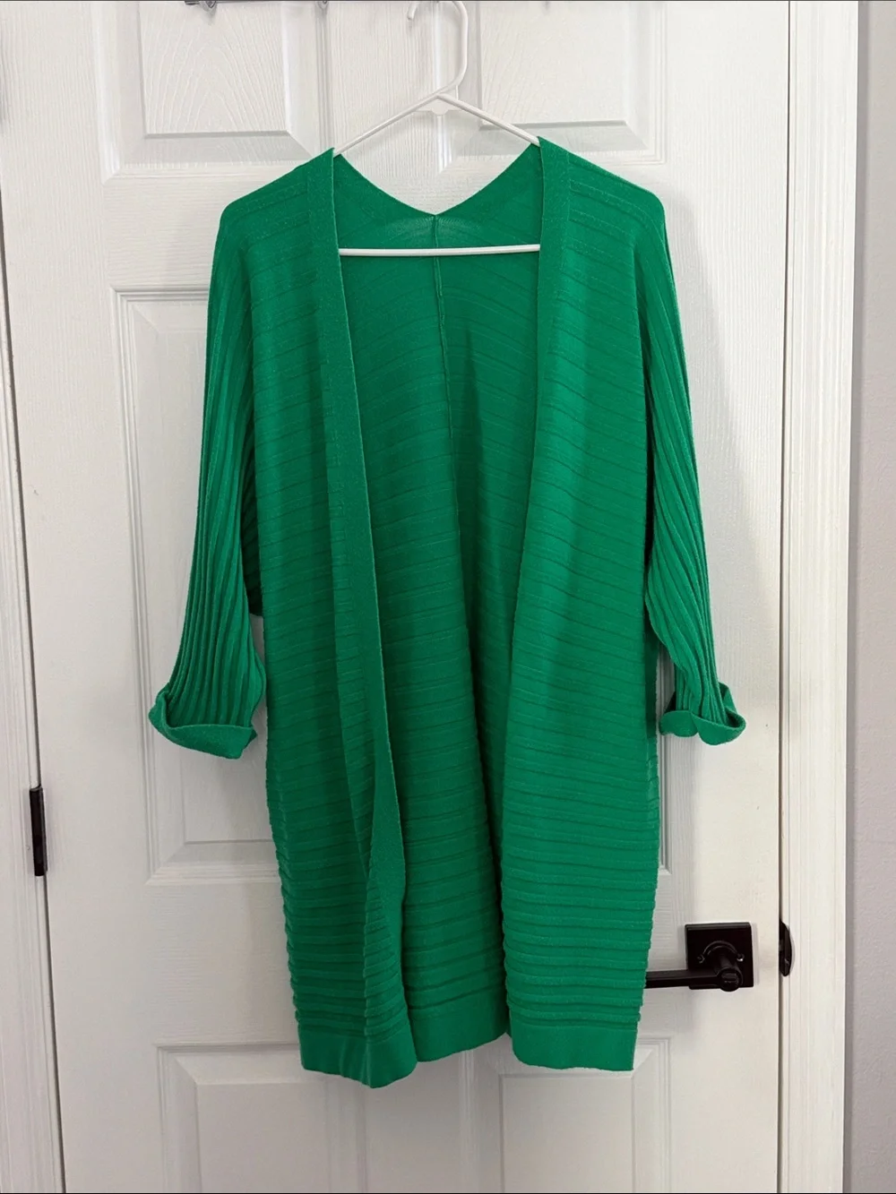 Open Front Ribbed Cardigan - Picture 1 of 4
